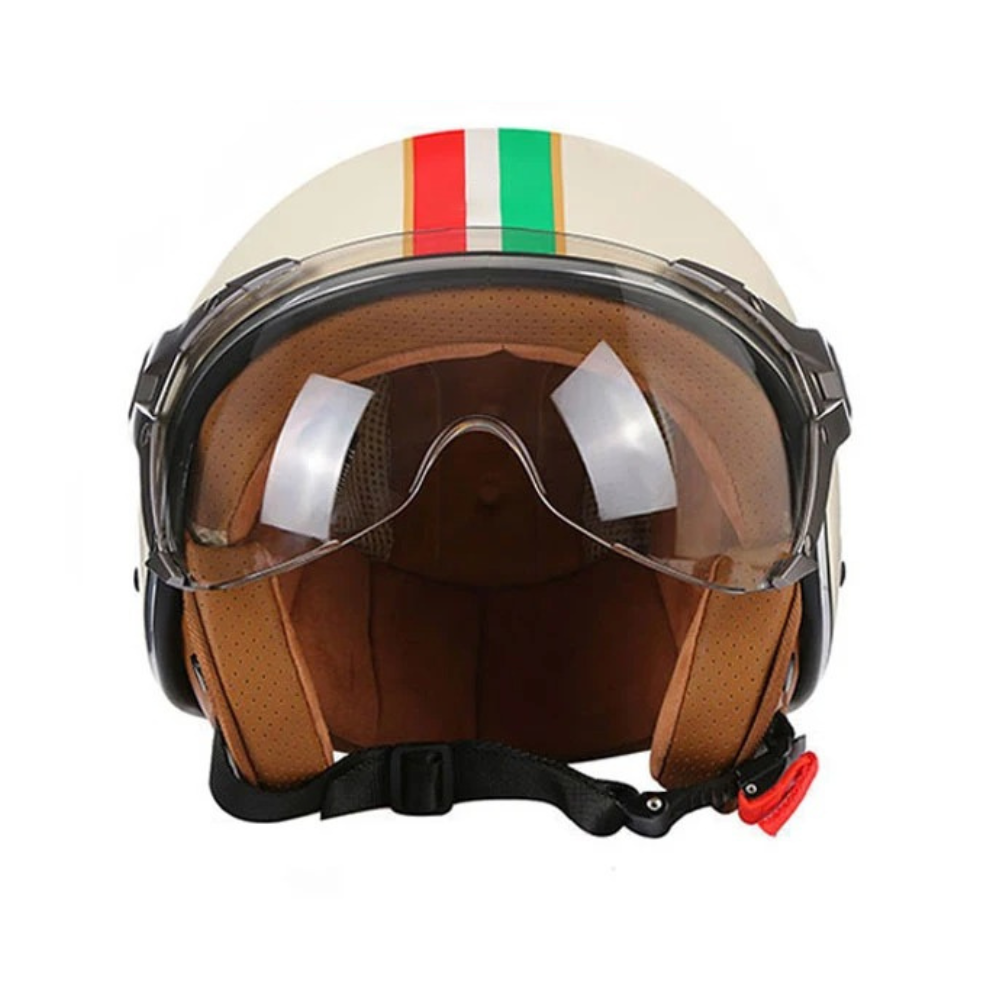Casque Moto Vintage Italia