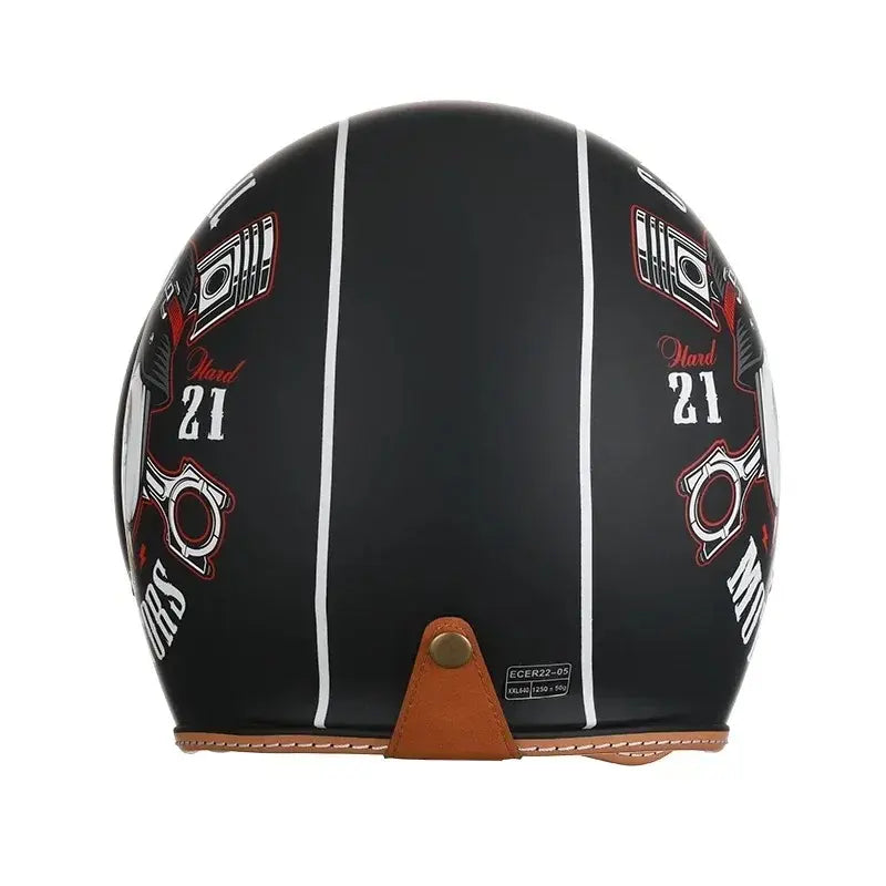 Casque Moto Jet Vintage