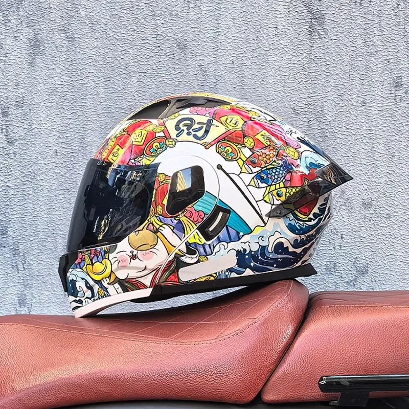 Casque Moto Modulable Intégral