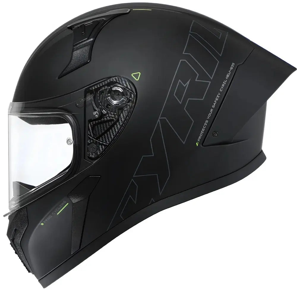 Casque moto intégral noir