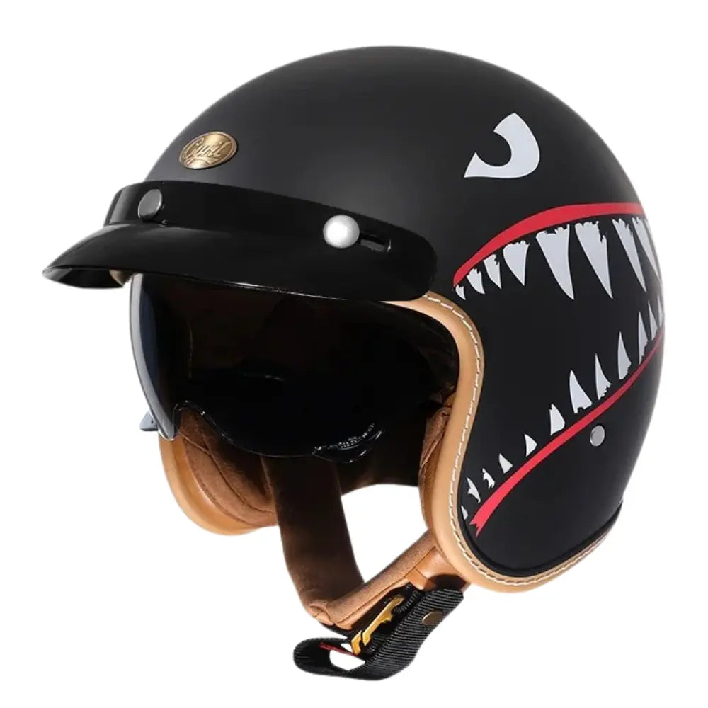 Casque Moto Jet Vintage