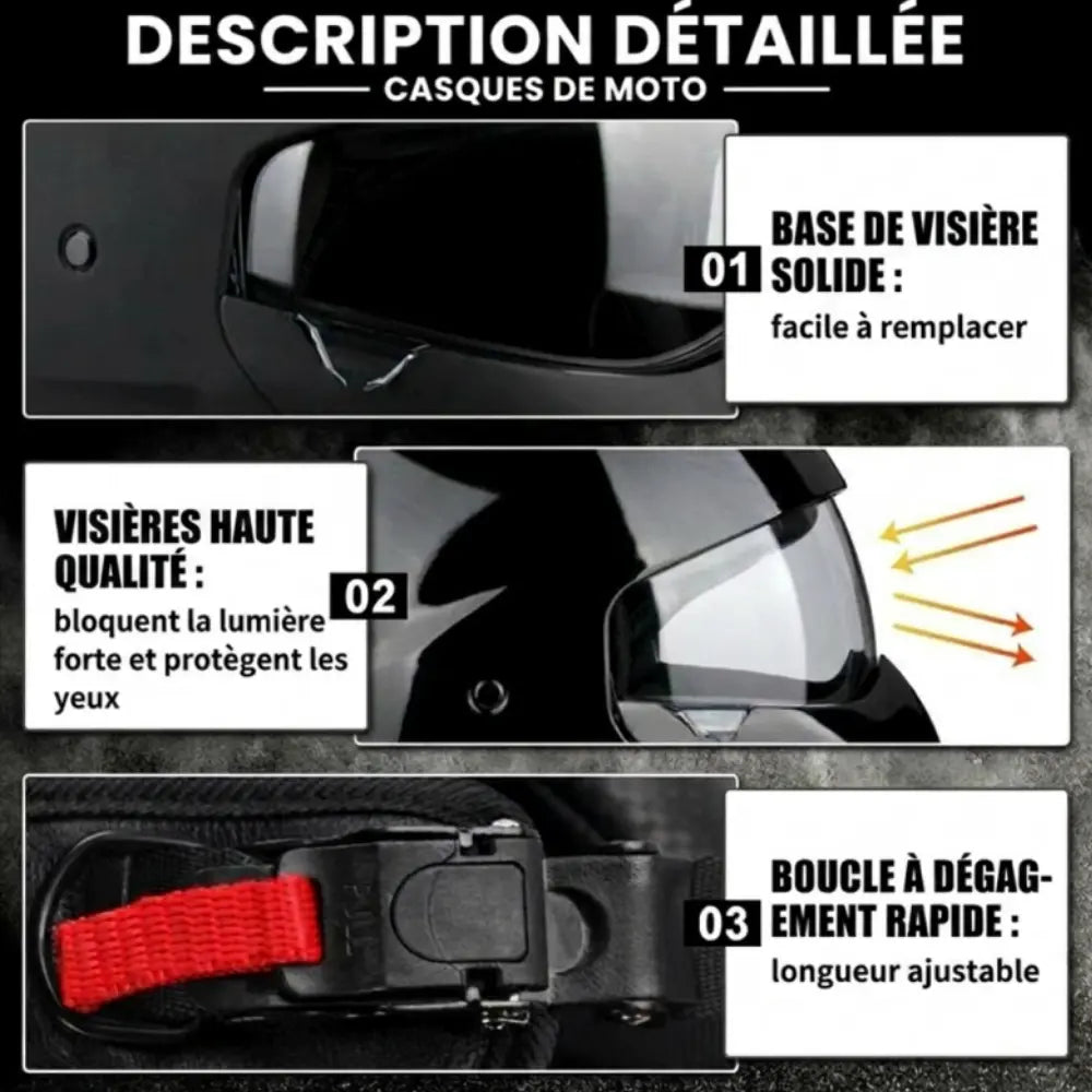 Casque Moto Jet