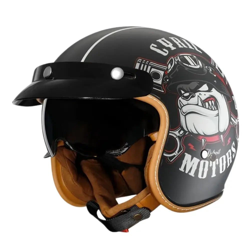 Casque Moto Jet Vintage