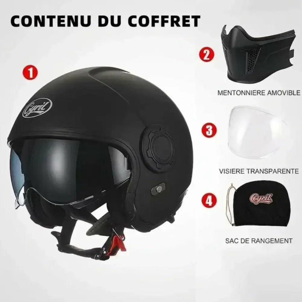 Casque Moto Modulable Intégral