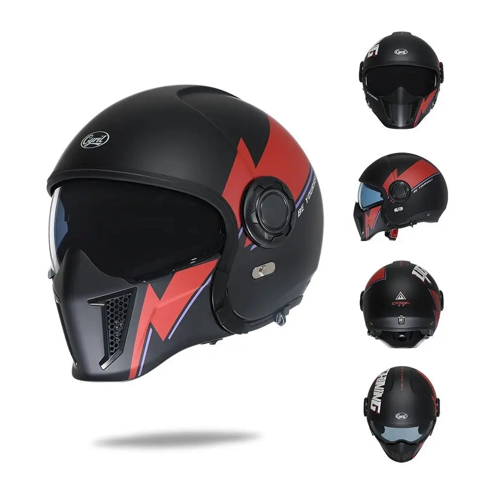 Casque Moto Modulable Intégral