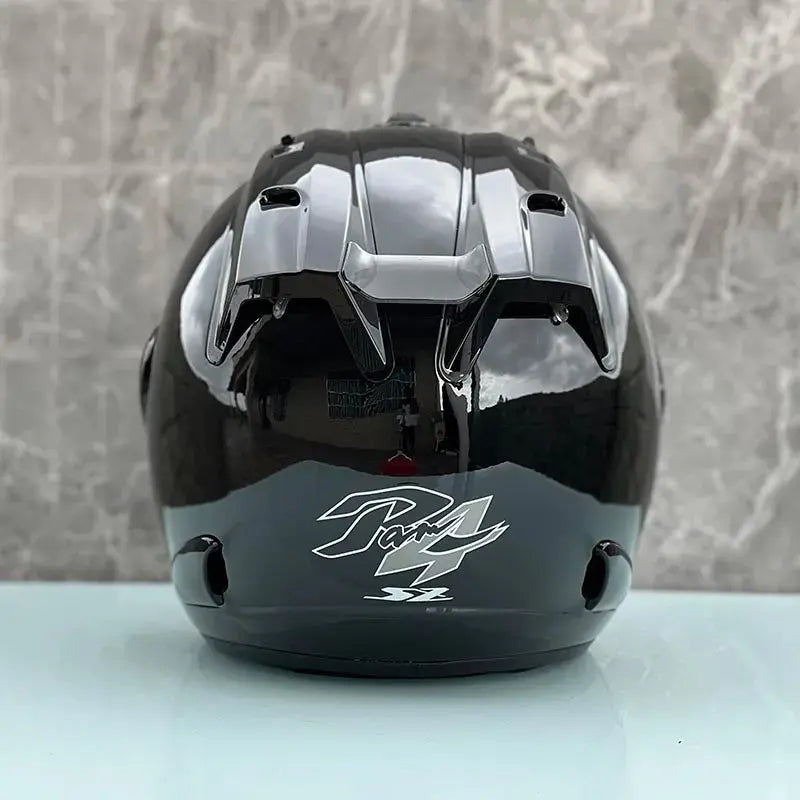 Casque moto noir arai jet