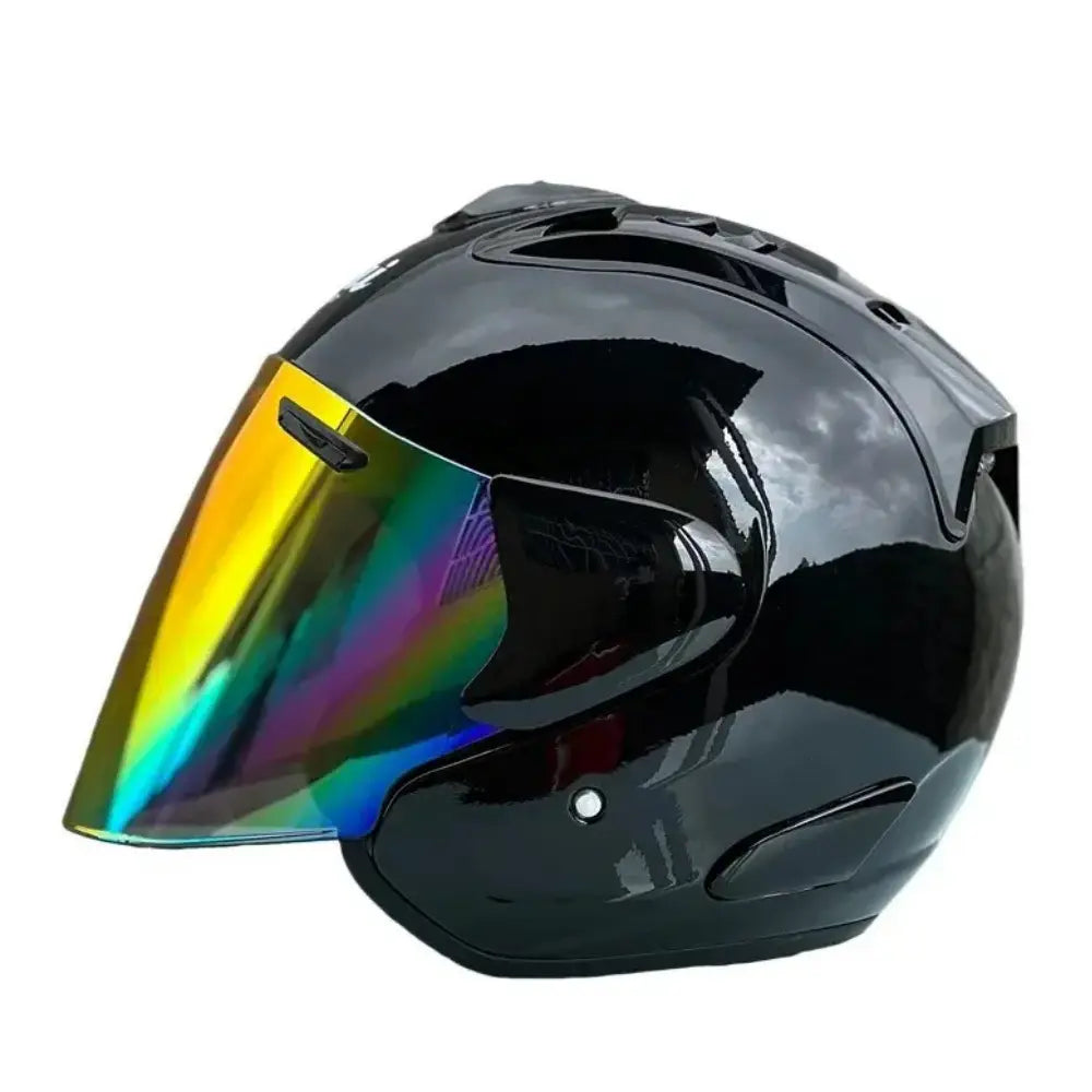 Casques Moto Jet Noir