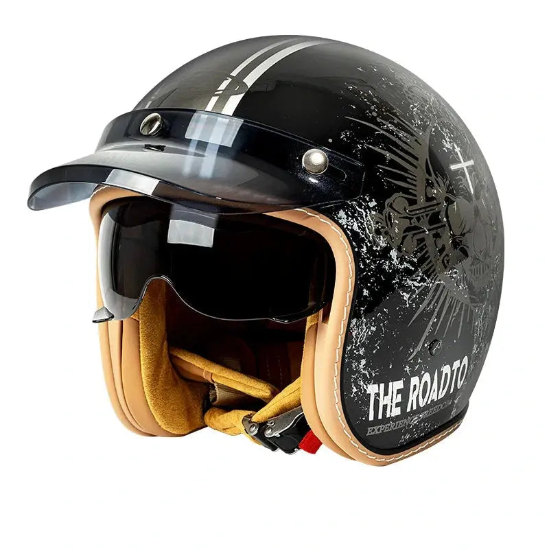 Casque Moto Vintage
