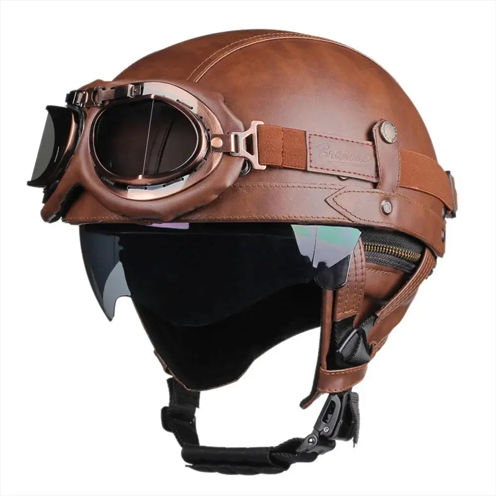 Casque moto vintage