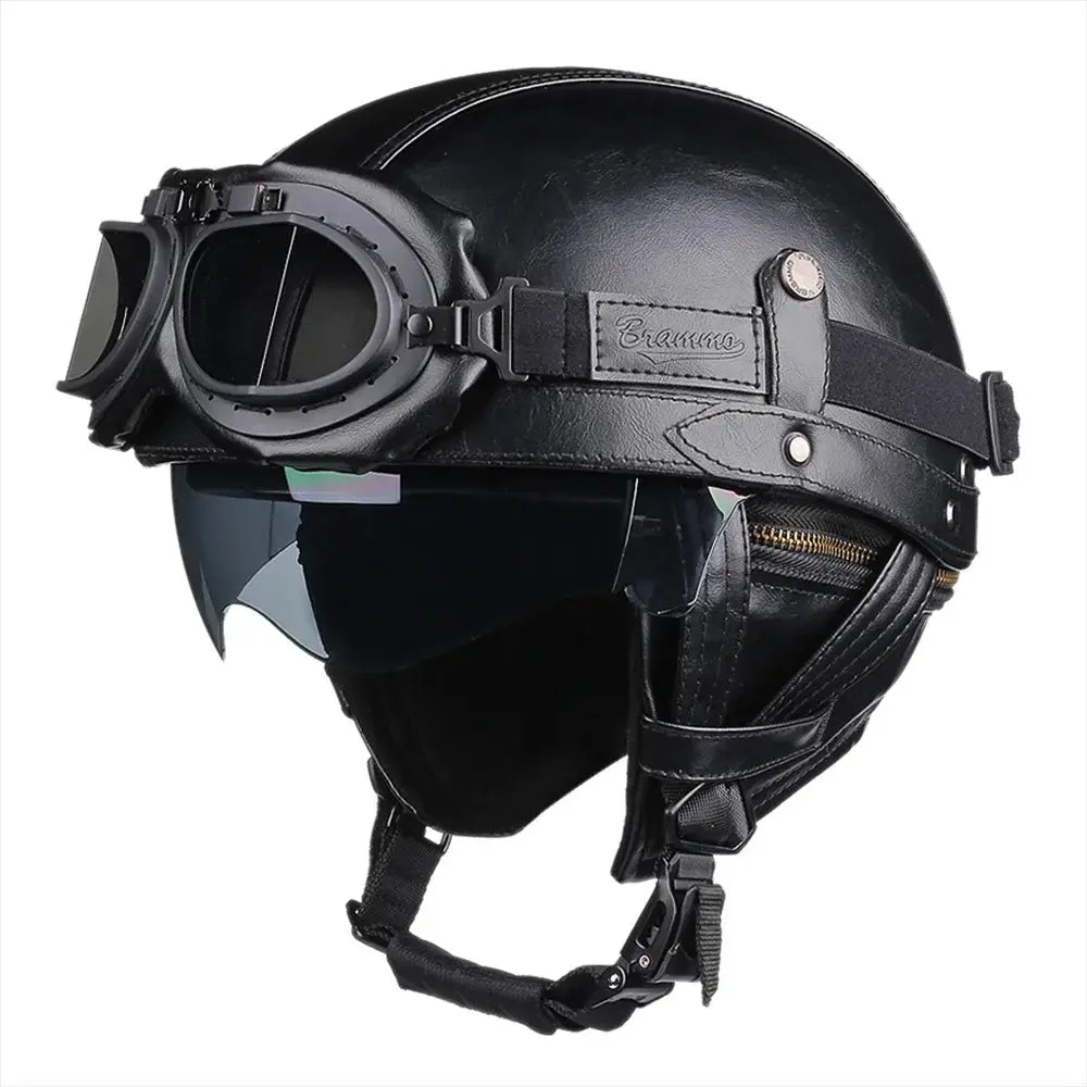 Casque moto vintage