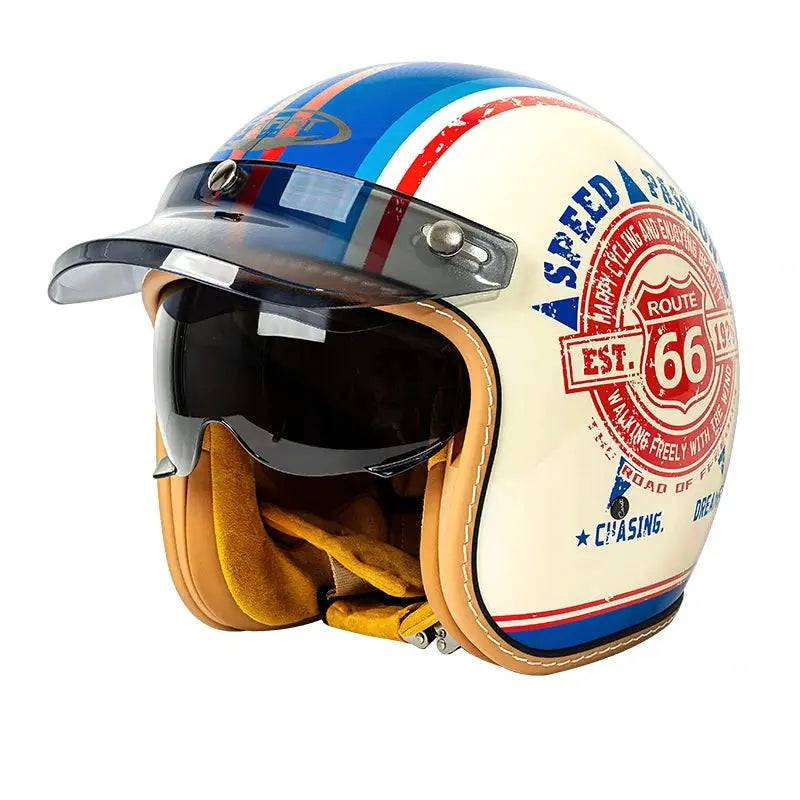 Casque Moto Vintage