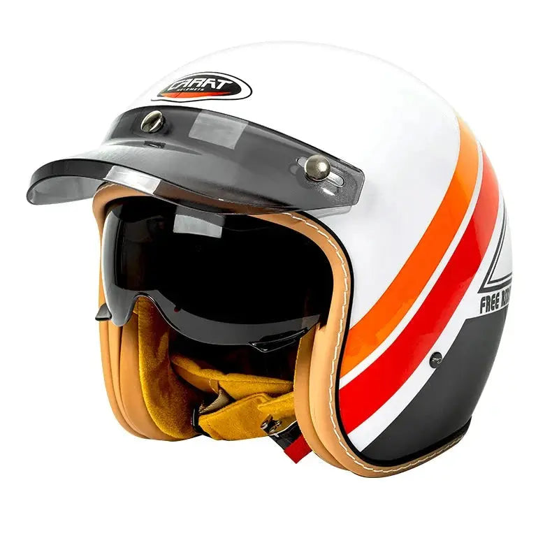 Casque Moto Vintage