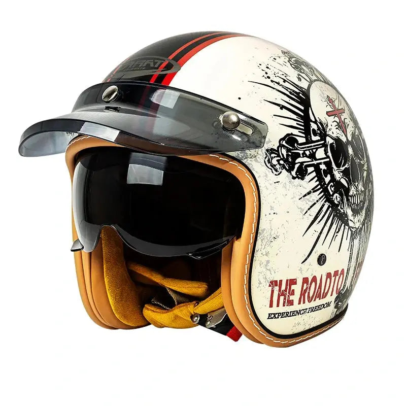 Casque Moto Vintage