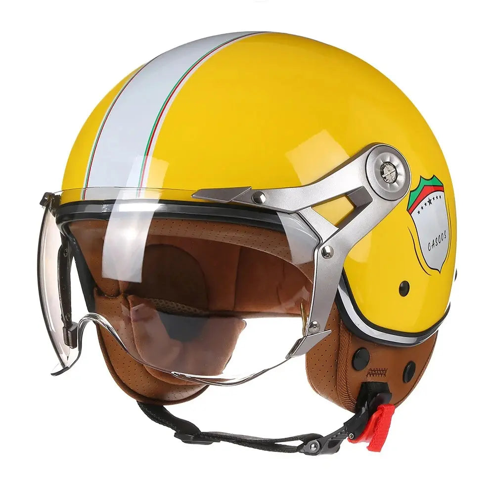 Casque Moto Vintage Italia